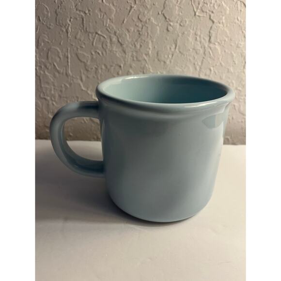 Rae Dunn WHITE CHRISTMAS ceramic Coffee Mug/tea Cup.Blue Holiday Mug. Camp Style - Picture 4 of 8